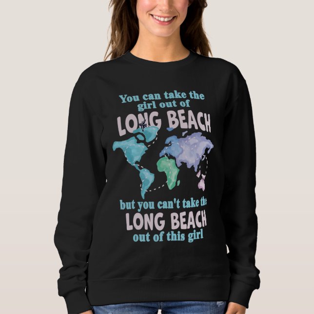 Sudadera Women from Long Beach   Girl From Long Beach Calif (Anverso)