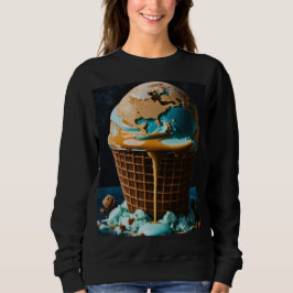 Sudadera Women’s Hoodie with Cute Ice Cream Design | Trendy