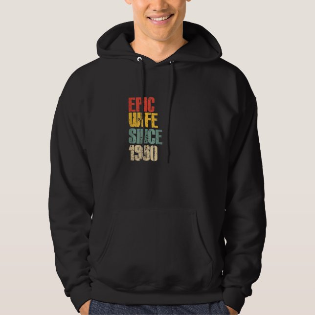 Sudadera Womens 63rd Wedding Anniversary for Her Handsome W (Anverso)