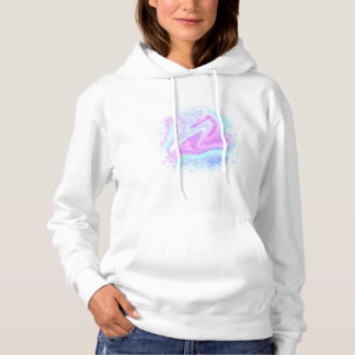 Sudadera Women's Abstract Pastel Swirl Hoodie