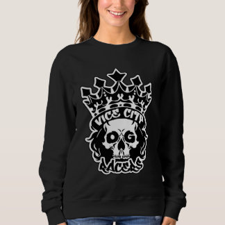 Sudadera Women's Basic Sweatshirt w/ King Skull Logo