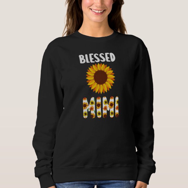 Sudadera Womens blessed mimi granny (Anverso)