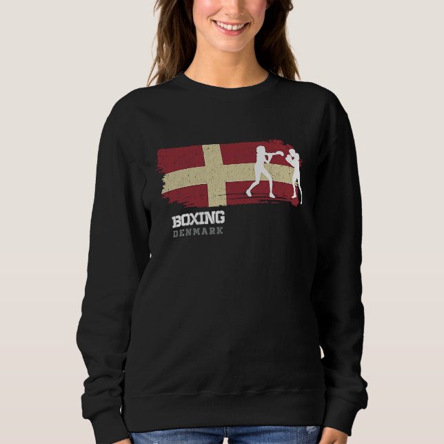 Sudadera Womens Boxing Denmark Combat Sports Fighter Boxing (Anverso)