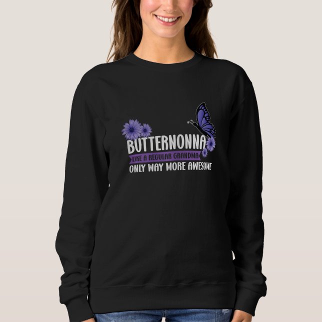 Sudadera Womens Butternonna like a Grandma only Nonna (Anverso)