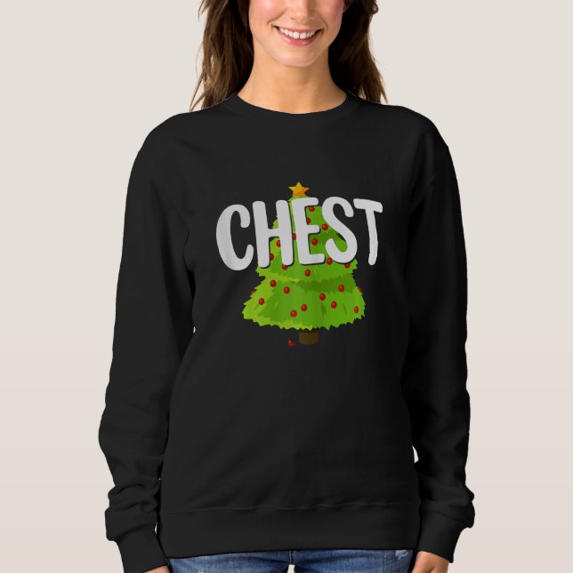 Sudadera Womens Chest Nuts  Chestnuts  Christmas Couples Ch (Anverso)