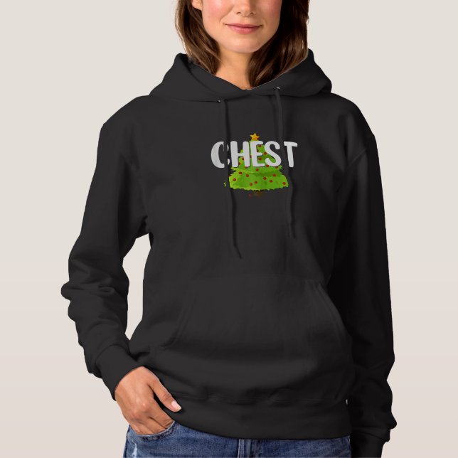 Sudadera Womens Chest Nuts  Chestnuts  Christmas Couples Ch (Anverso)