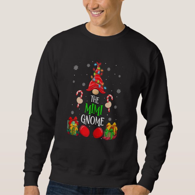 Sudadera Womens Christmas Mimi Gnome Matching Family Xmas T (Anverso)