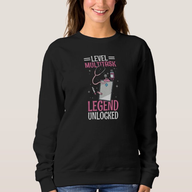 Sudadera Womens Clinical receptionist Quote for a Clinical  (Anverso)