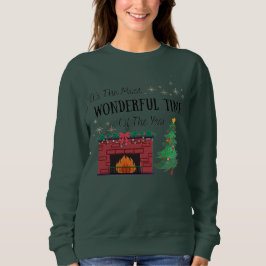 Sudadera Womens Crewneck Most Wonderful Time of The Year