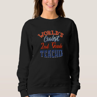 Sudadera Womens Cute 2º Grado Equipo Worldu2019s más Cooles