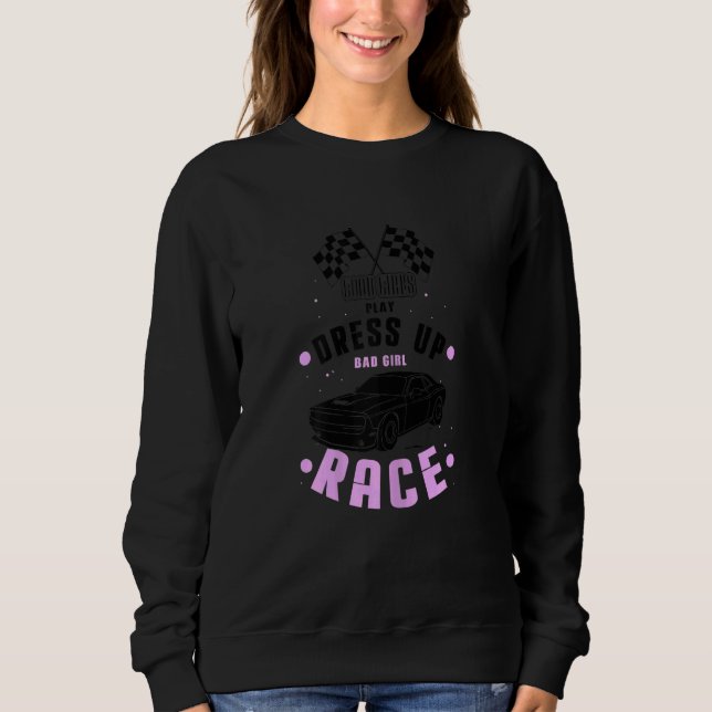 Sudadera Womens Dirt Track Racing Designs for Race Track an (Anverso)