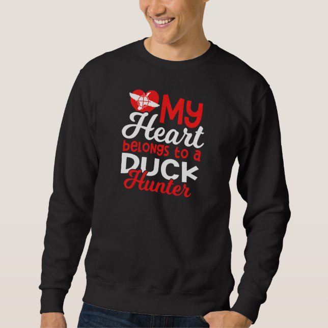 Sudadera Womens Duck Hunters Wife Hunting  Women Duck Hunt (Anverso)