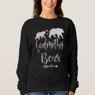 Sudadera Womens Floral Bear Matanza Familia Trajes Godmoth