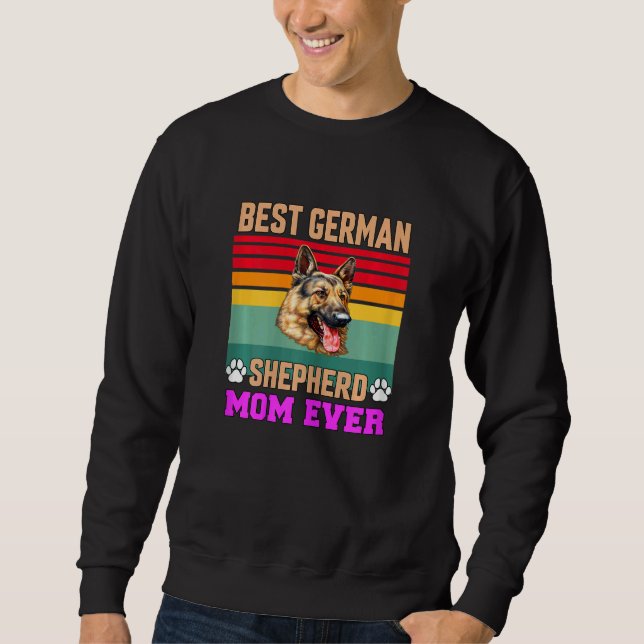 Sudadera Womens German Shepherd Pet Owner   Best German She (Anverso)