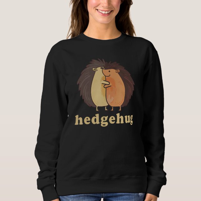 Sudadera Womens Hedgehog Valentine Hedgehog Costume  Hedgeh (Anverso)
