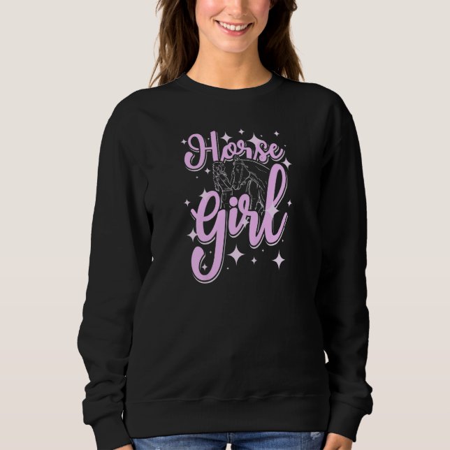 Sudadera Womens Hourse girl (Anverso)