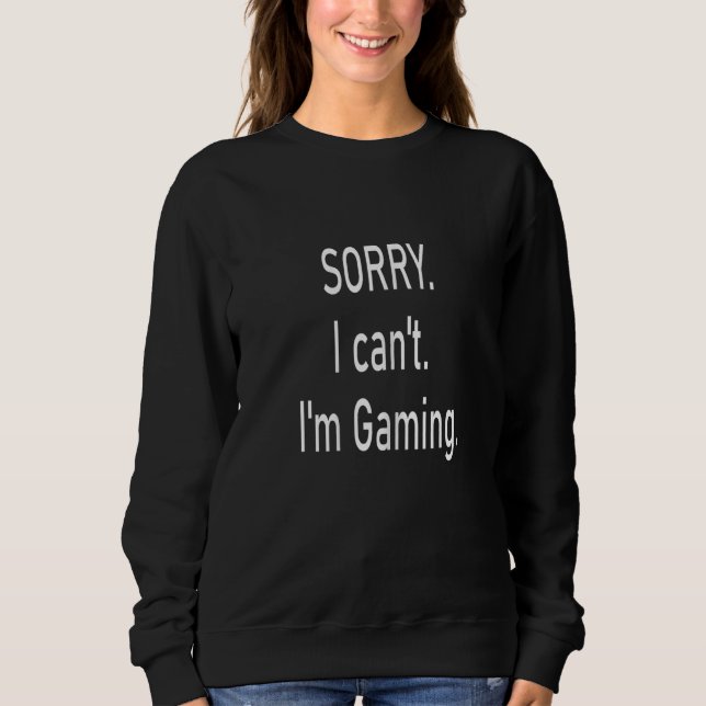 Sudadera Womens I'm Gaming Video Games Funny Gamer for Men (Anverso)