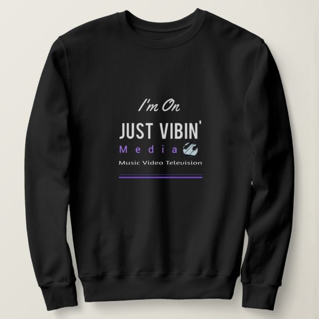 Sudadera Women's Just Vibin' Media Artist Sweatshirt (Anverso del diseño)