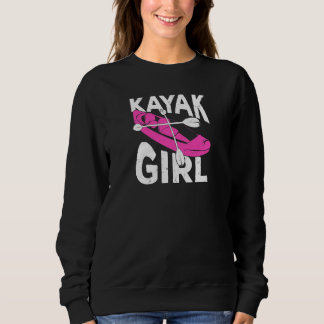 Sudadera Womens Kayaking Design for a Kayak Girl Premium