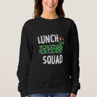 Sudadera Womens Leopard Team Lunch Heroines Squad Office fo