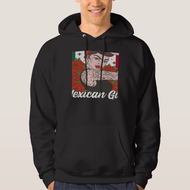 Sudadera Womens Mexican Girl Mexicana (Anverso)