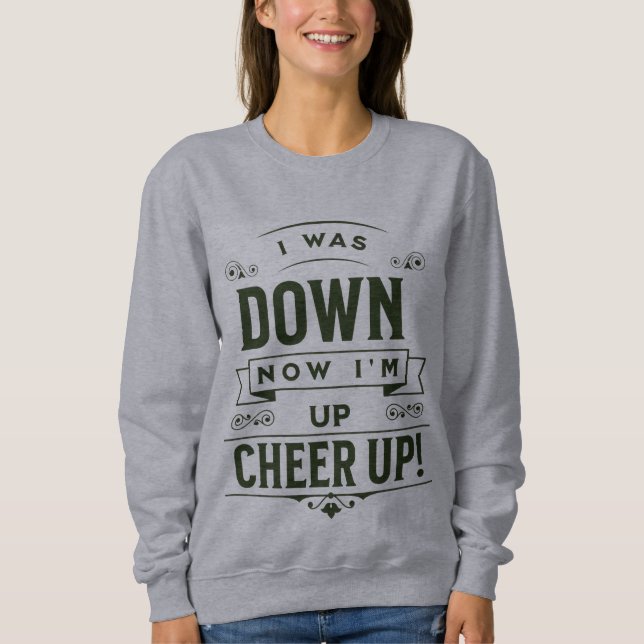 SUDADERA WOMEN'S NOW I'M UP CHEER UP LONG PULLOVER HOODIE  (Anverso)