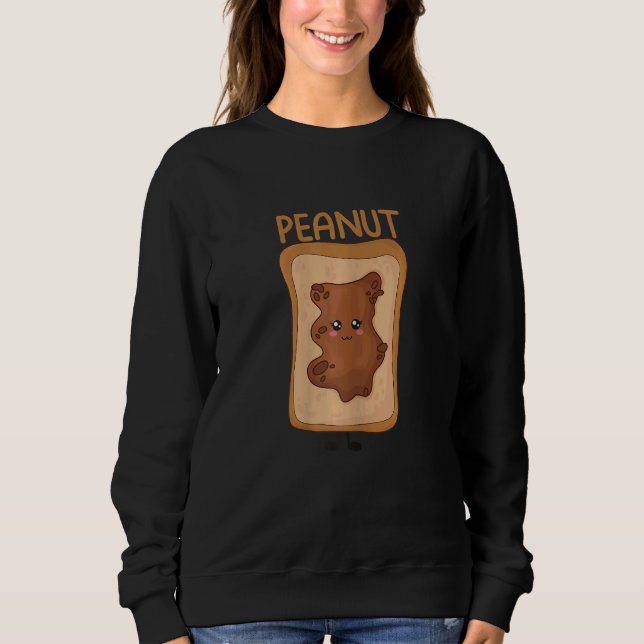 Sudadera Womens Peanut Butter And Jelly Best Friend Matchin (Anverso)