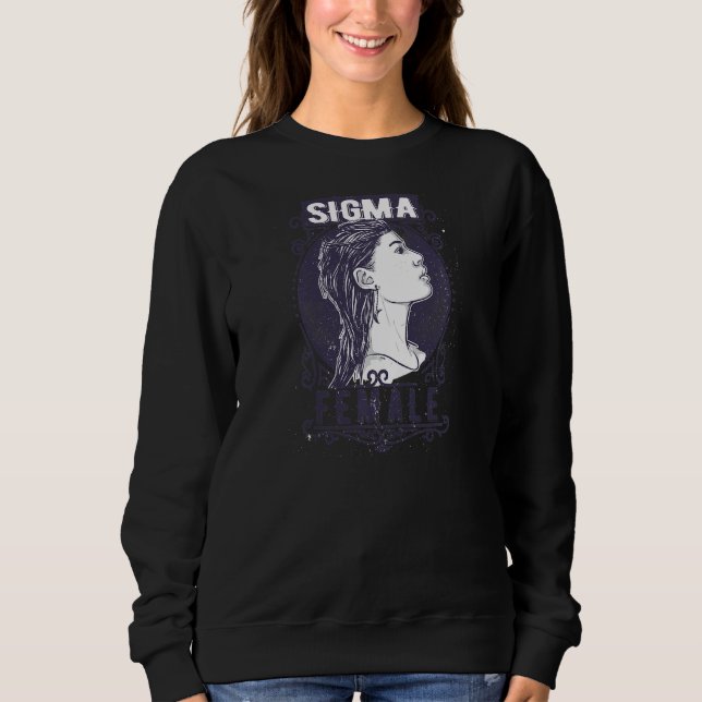 Sudadera Womens Sigma Female (Anverso)