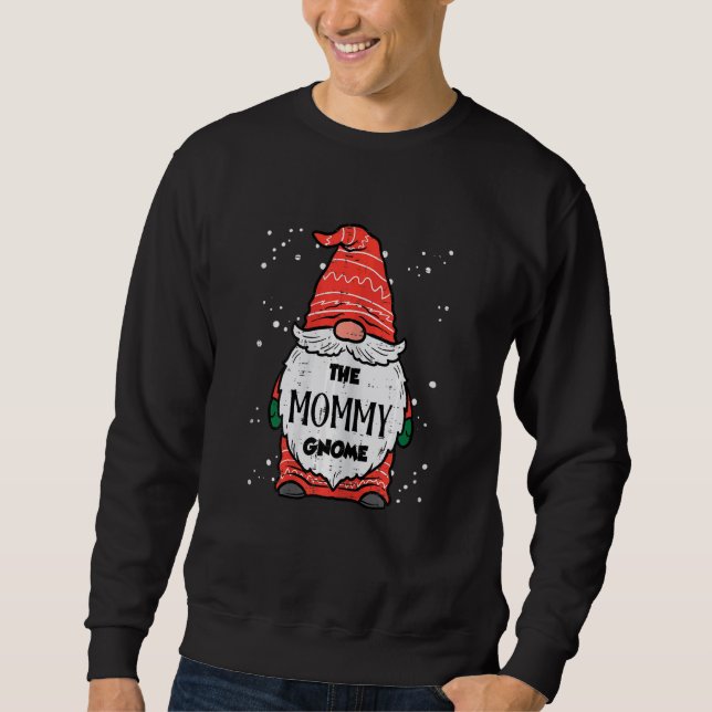 Sudadera Womens The Mommy Gnome Xmas Matching Christmas Fam (Anverso)
