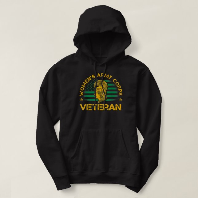 Sudadera Womens Women's Army Corps Veteran Shirt Women's Ar (Diseño del anverso)