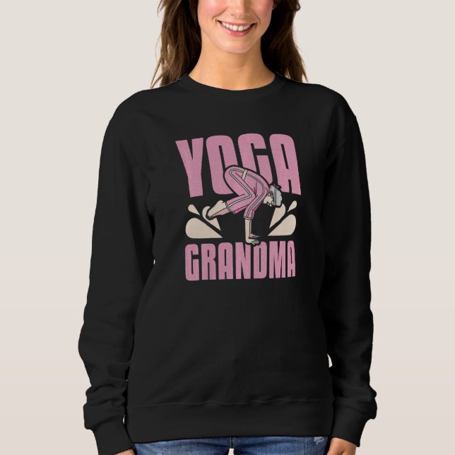 Sudadera Womens Yoga Nana Grandma (Anverso)