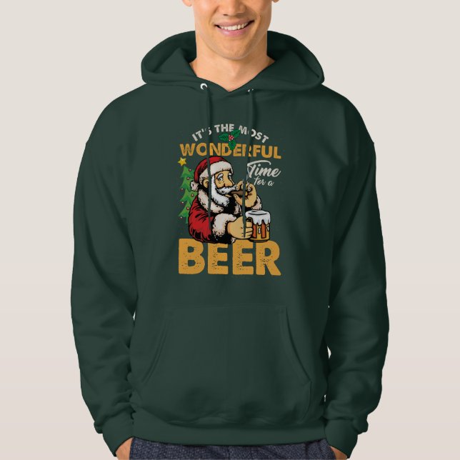 Sudadera Wonderfull Time For A Beer (Anverso)