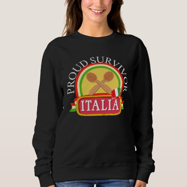 Sudadera Wooden Spoon Survivor    Italian Sayings (Anverso)
