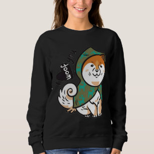 Sudadera Woof You Yellow Husky Dog Xoxx