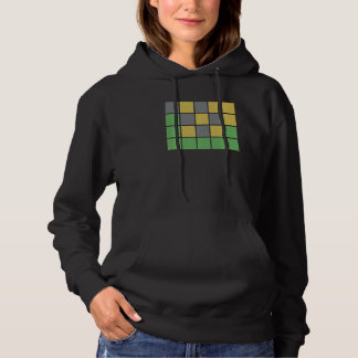 Sudadera Word Games With Green Gray Yellow Squares For Happ