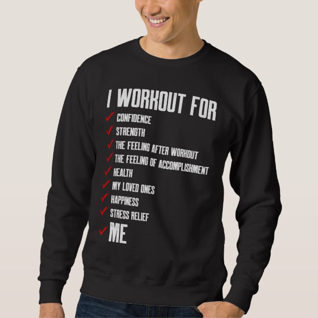 Sudadera Workout Motivation For Me Fitness (Anverso)
