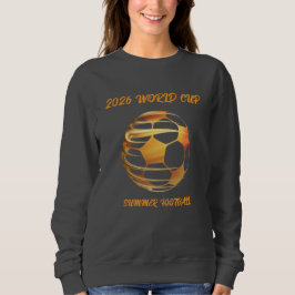 Sudadera World Cup 2026 Gold Trophy  Hoodie Sweatshirt