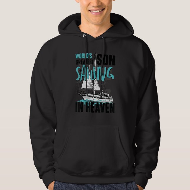 Sudadera World Greatest Son Nephew Sailing in Heaven Family (Anverso)
