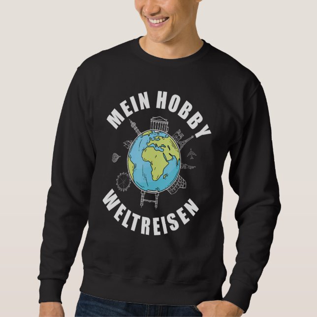 Sudadera World Travel Holiday Retirement My Hobby World Tra (Anverso)