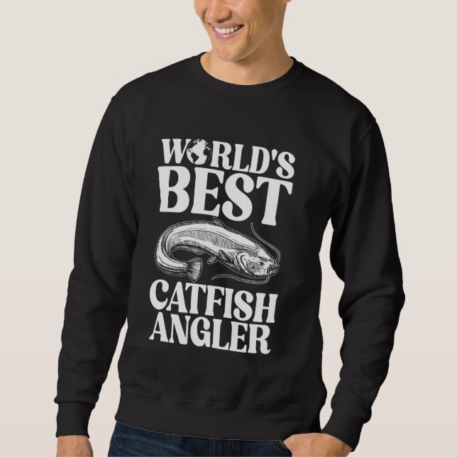 Sudadera World's Best Catfish Angler Catfish (Anverso)