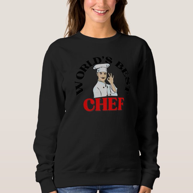 Sudadera World's Best Chef Chefs Cooks (Anverso)