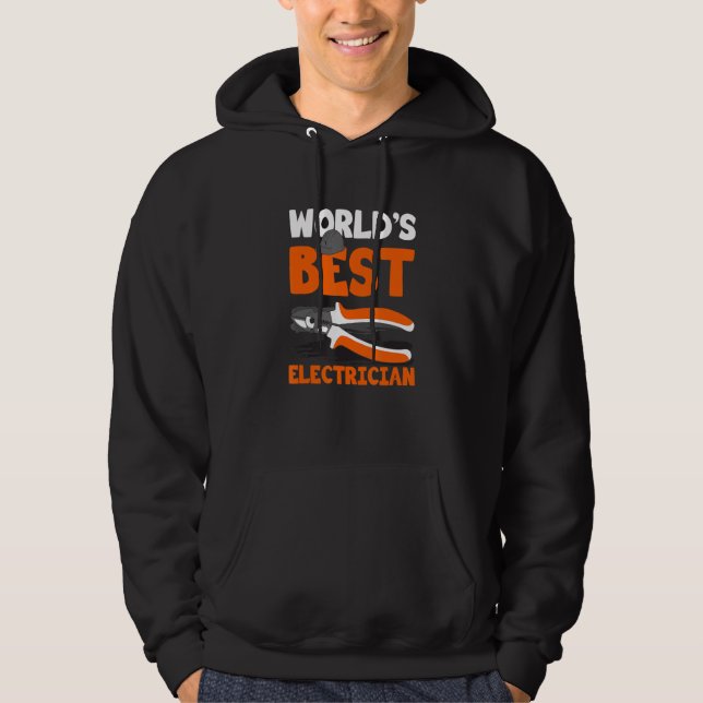 Sudadera World's Best Electrician for Electrician Electric  (Anverso)