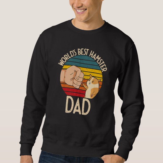 Sudadera World's Best Hamster Dad Costume For Animal Lovers (Anverso)