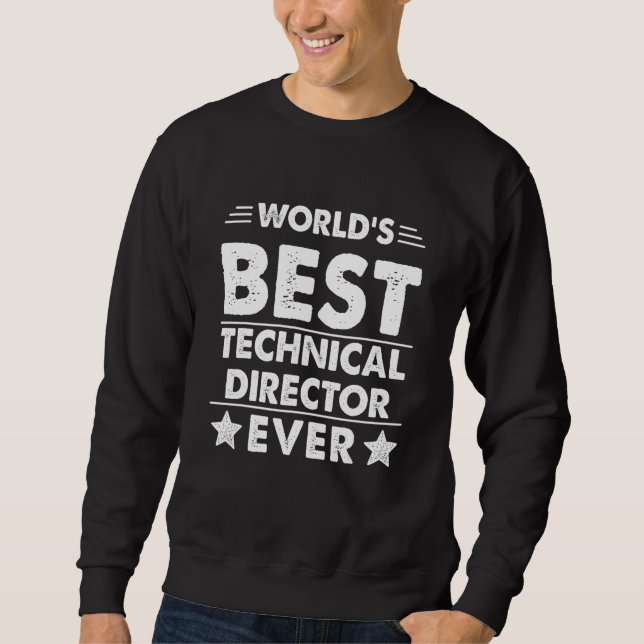 Sudadera World's Best Technical Director Ever (Anverso)