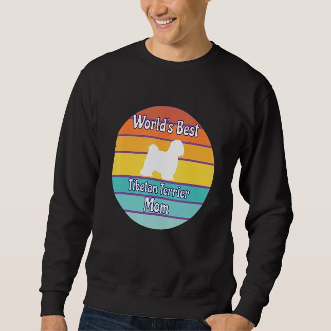 Sudadera World's Best Tibetan Terrier Mom (Anverso)