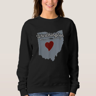 Sudadera Worthington Ohio OH Ciudad Estado EE. UU. Recuerdo