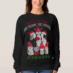 Sudadera Wreck El Árbol Culpa A Los Doggies Fa La Funny Bl