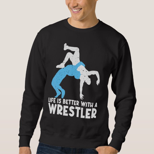 Sudadera Wrestling For Wrestler Men Women Wrestling (Anverso)