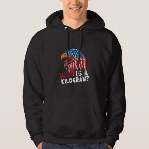 Sudadera WTF Es Un Gracioso Kilograma 4 De Julio Águila Pat