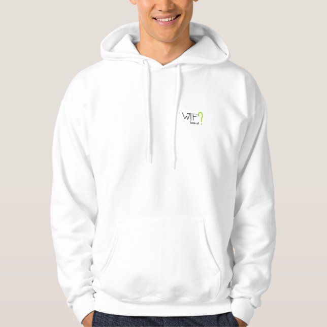 Sudadera ¿WTF?  ¡sudadera con capucha de la marca! (Anverso)